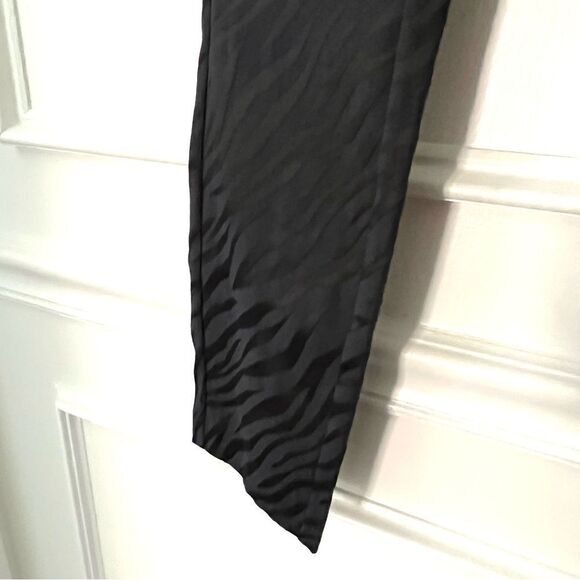 Rag and Bone Simone Cropped Slim Fit Zebra Pants In Black Size 0 NWT - Picture 3 of 8
